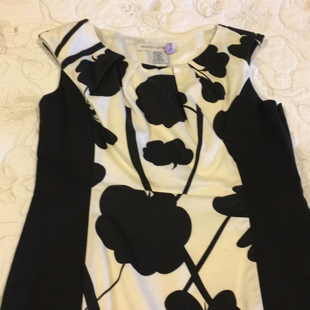 Black and white dress